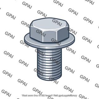 Washer under bolt head