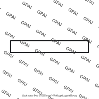 Single rectangular strip cross section 30 by 4 mm