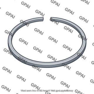 Piston ring expanded