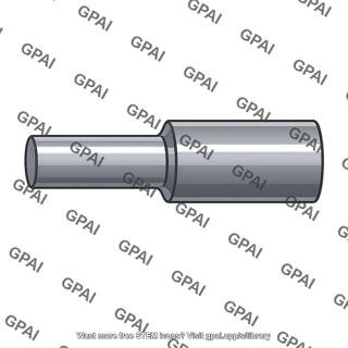 Filleted shoulder shaft