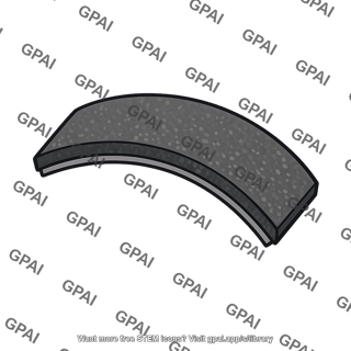 Friction material segment