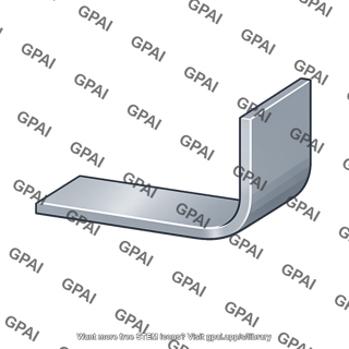 Bent metal workpiece