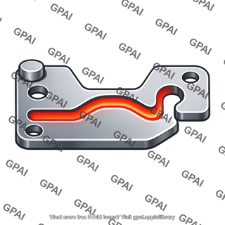 Heated metal pattern