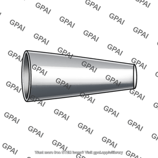 Tapered feature
