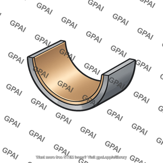 Journal bearing half