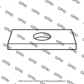 Rectangular plate with hole