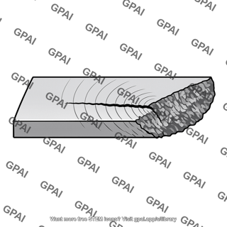 Fatigue failure crack