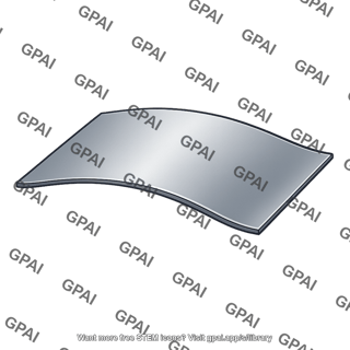 Stretch formed sheet metal