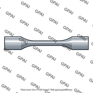 Dog bone steel specimen