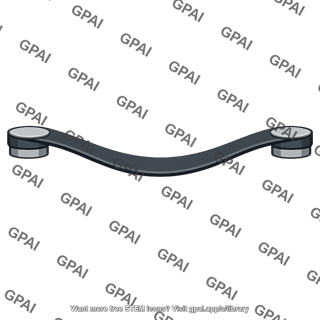 Flat belt sagging