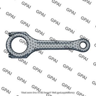 Connecting rod meshed