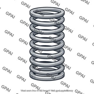 Helical compression spring