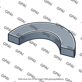 Curved beam cross section annular sector