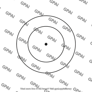 Concentric circles tolerance zone