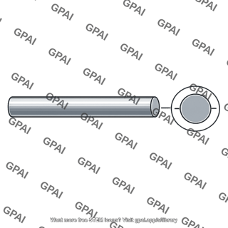 Cylindrical bar with cross section