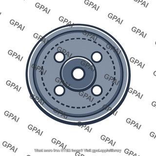 Pitch circle of pulley