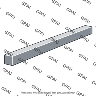 Solid square rod