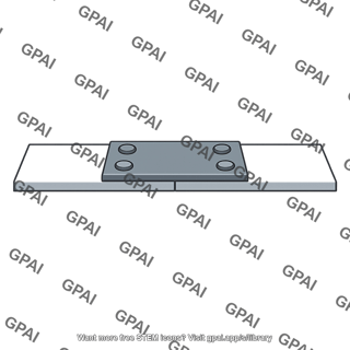 Butt strap joint