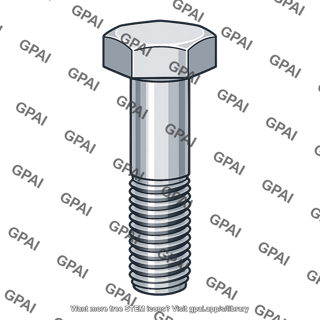 Hex head bolt