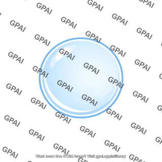 Water vapor bubble