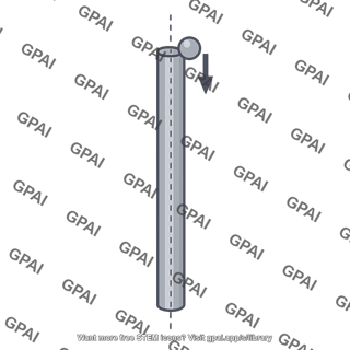 Eccentric loading rod