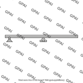 Overhanging beam