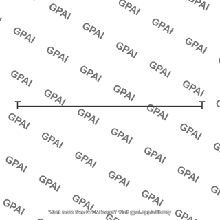 Horizontal line with end caps