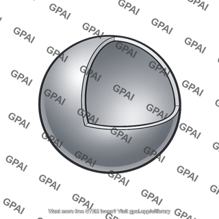 Thin walled spherical pressure vessel
