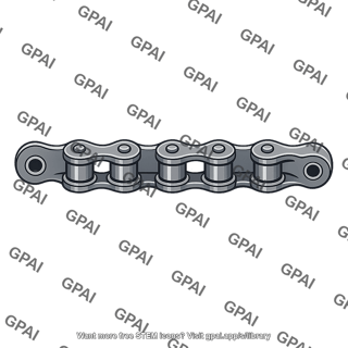 Roller chain segment