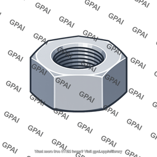 Regular nut chamfered