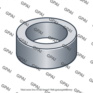 Thick walled hollow cylinder