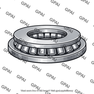 Cylindrical roller thrust bearing