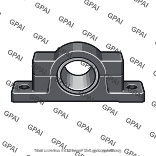 Cast iron bearing block