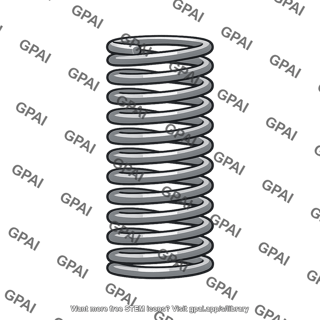 Helical coil spring