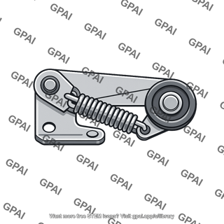 Spring loaded idler pulley