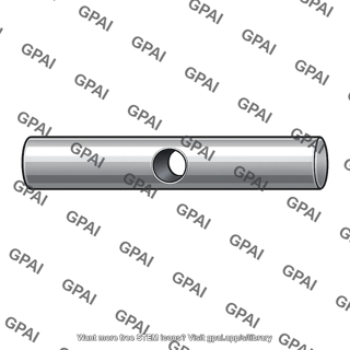 Round bar with transverse round hole