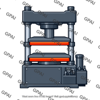 Hot molding press