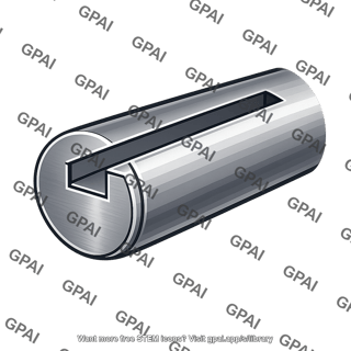 Drive shaft keyway end
