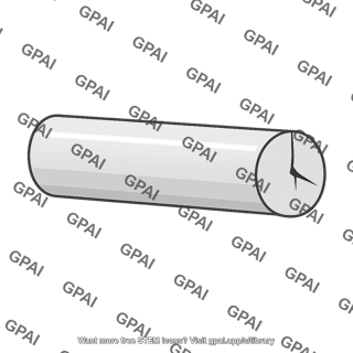 Solid cylinder radial crack