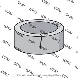 Hollow cylinder radial crack