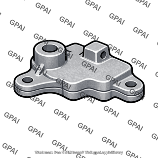 Cast metal part