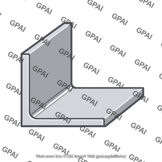 Equal leg angle steel section