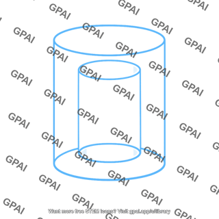 Concentric cylinders tolerance zone