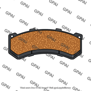 Rigid molded asbestos pad
