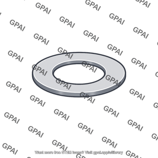 Plain washer narrow
