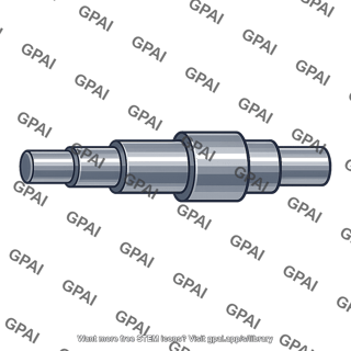 Machine part stepped shaft