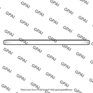 Flat metal belt metal coated