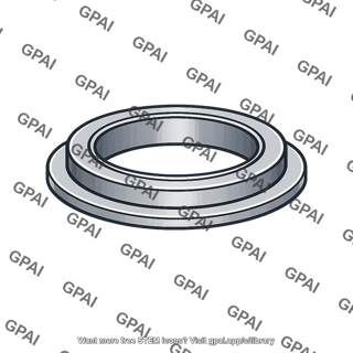 Bearing outer ring flanged