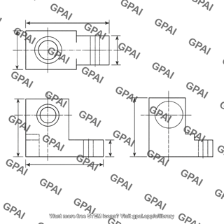 Machine drawing multiview