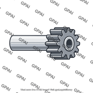 Overhanging pinion